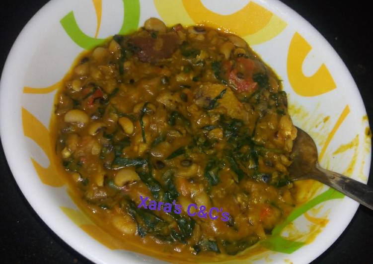 Beans and plantain porage