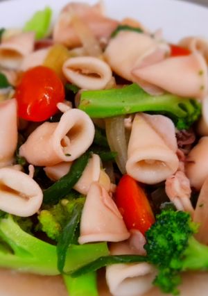 Foto resep Tumis Cumi Brokoli