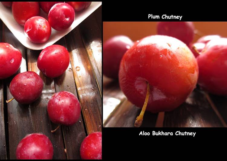 Plum Chutney (Aloo Bukhara Chutney) Step by Step Recipe