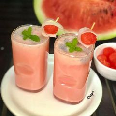 A picture of Watermelon 🍉 Smoothie Chia Seeds Sprinkle.