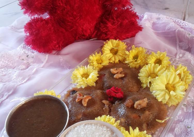 Recipe of Any-night-of-the-week Sapota Kesari Bhat