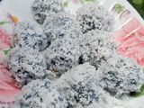 Klepon Bunga Telang (Boh Rom Rom Bunga Telang)