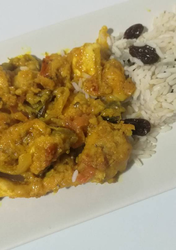 Una foto de Pollo tikka masala a mi manera