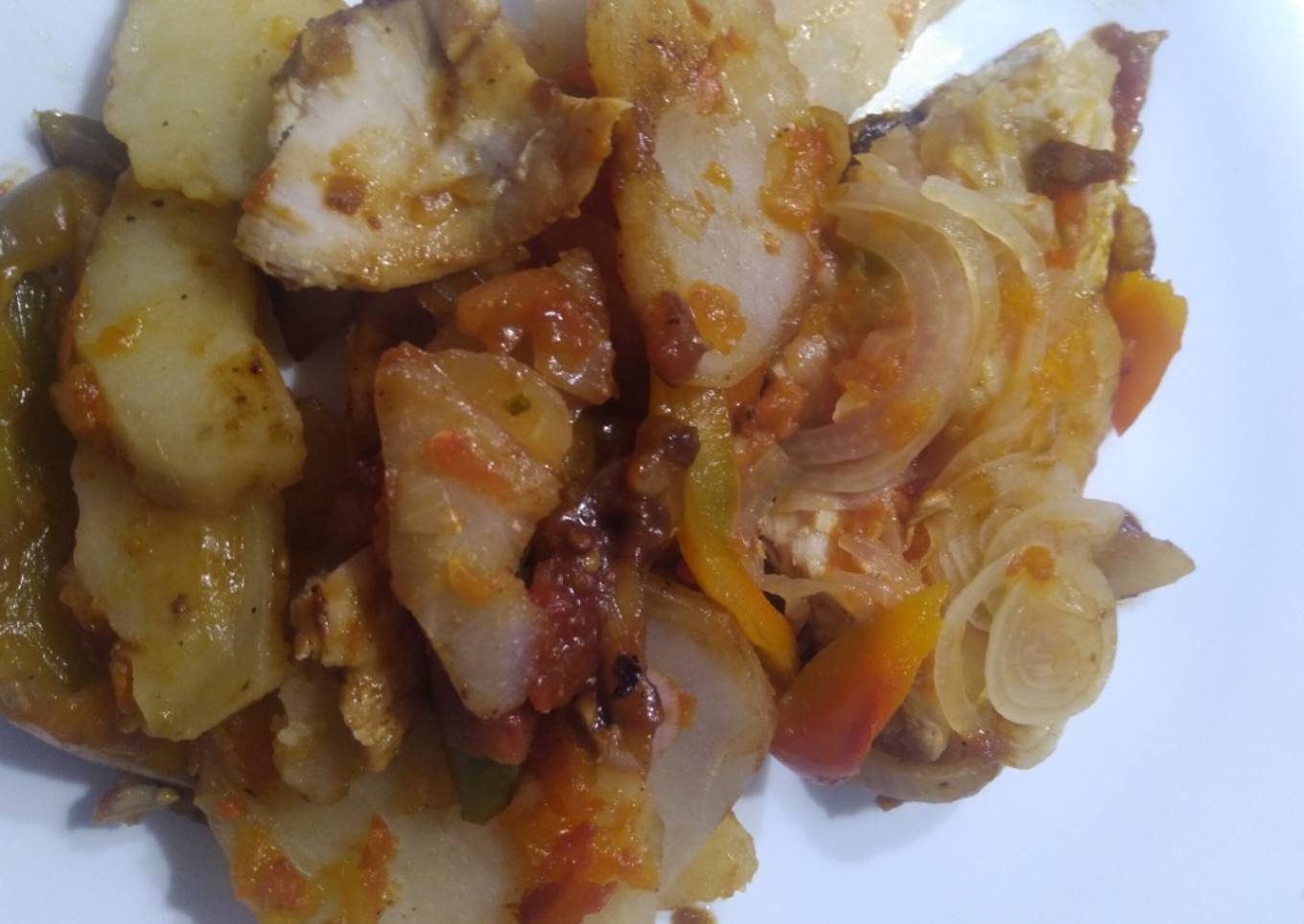 Bifes de pollo a la cacerola