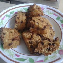 A picture of Banana choco oat bars.