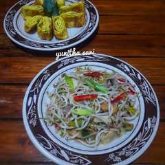 Cah Toge Ikan Asin & Telur Dadar Gulung *Modal 15ribu* রেসিপির প্রধান ছবি