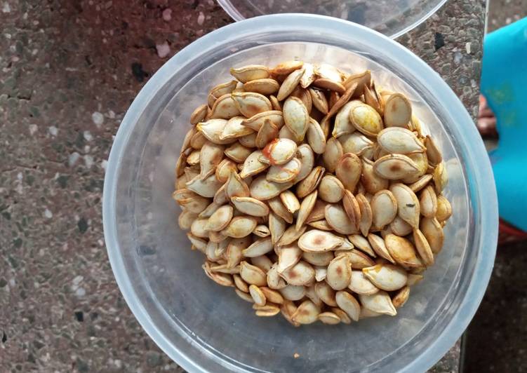 How to Prepare Quick Roasted pumpkin seeds