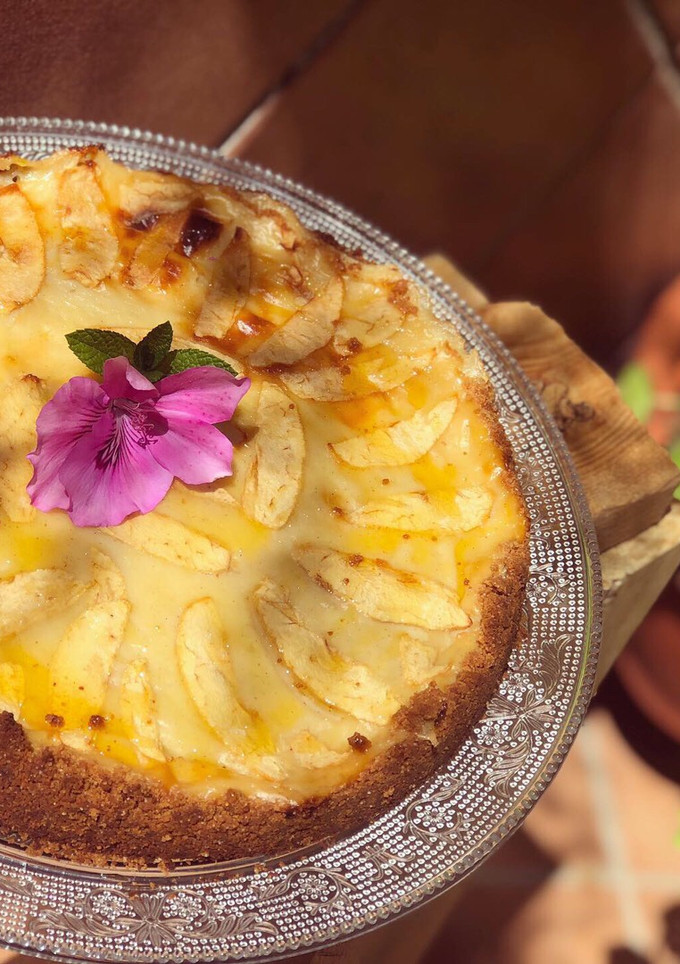 Una foto de Tarta de manzana 🍎 🥧