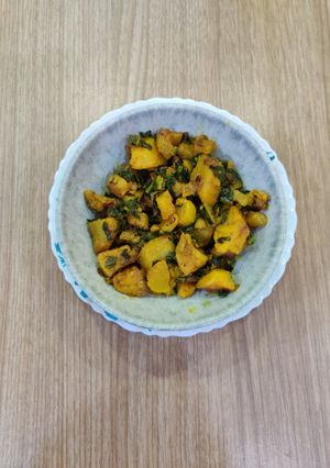 A picture of MOOLI ALOO SABZI...