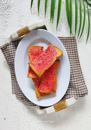Foto resep Roti Kering Stroberi