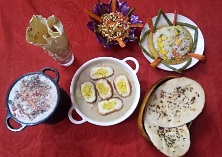 Simple Way to Prepare Any-night-of-the-week Nawabi paneer veg anda curry