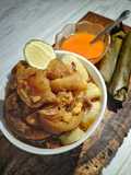Lontong Kikil Surabaya (Tanpa Presto)