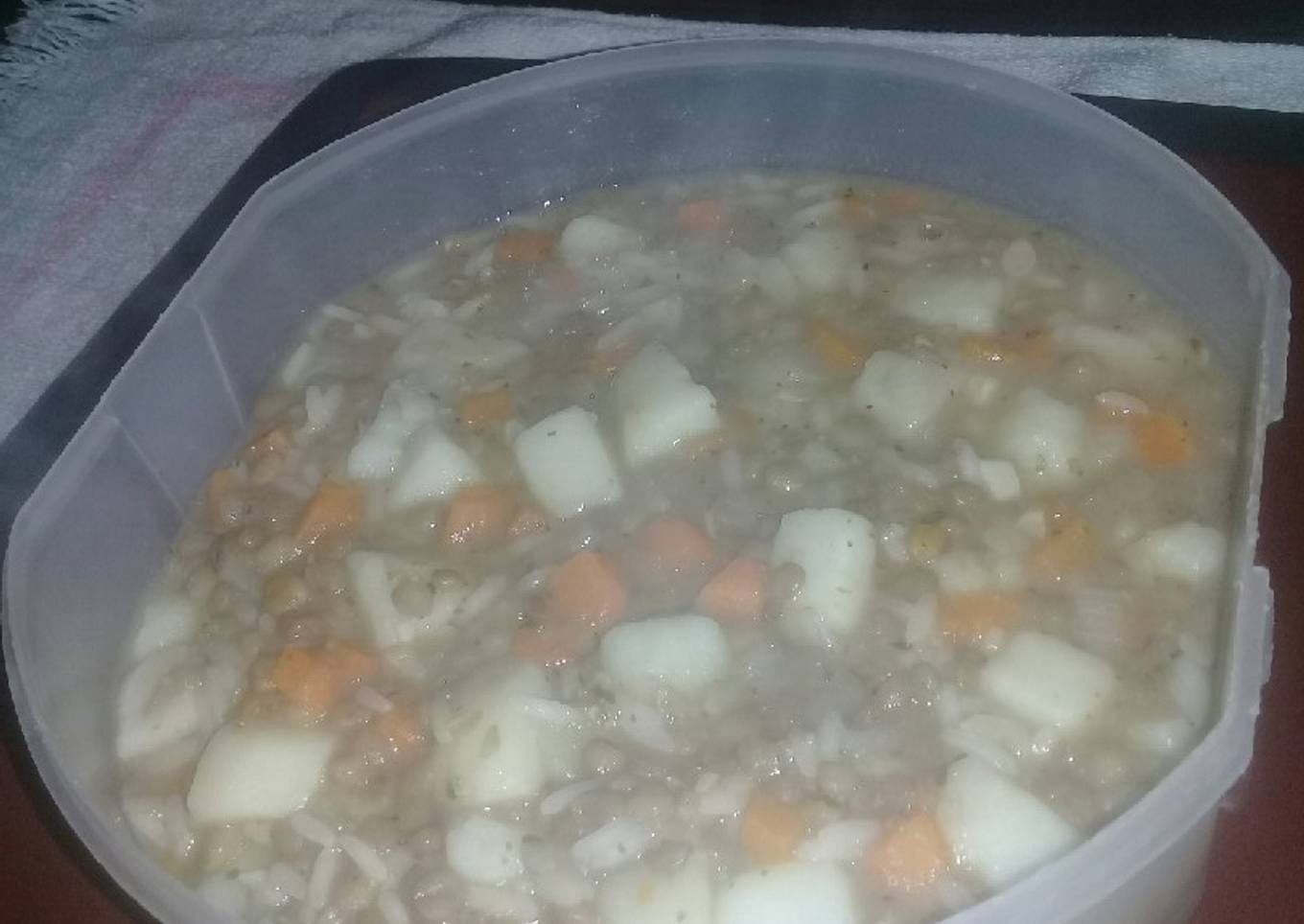 Guiso de lentejas