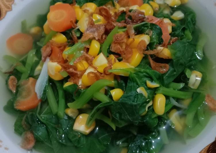 Resep Sayur Bayam Bening Wortel Jagung Oleh Vivi Sahurilla Souisa Cookpad