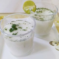 A picture of Namkeen Lassi (Salty Lassi).