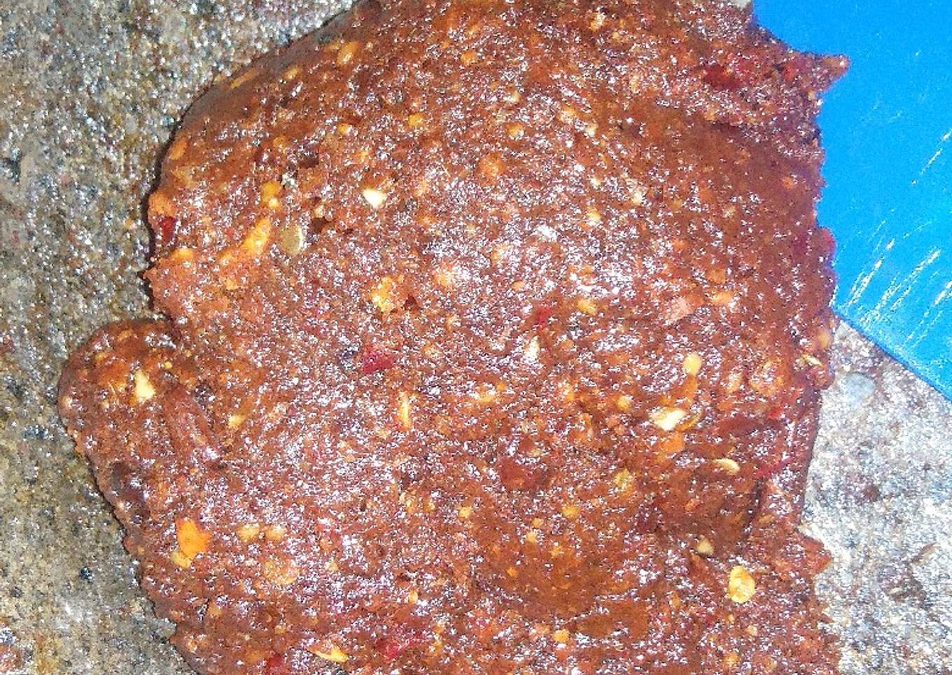 Sambel pecel (kacang)