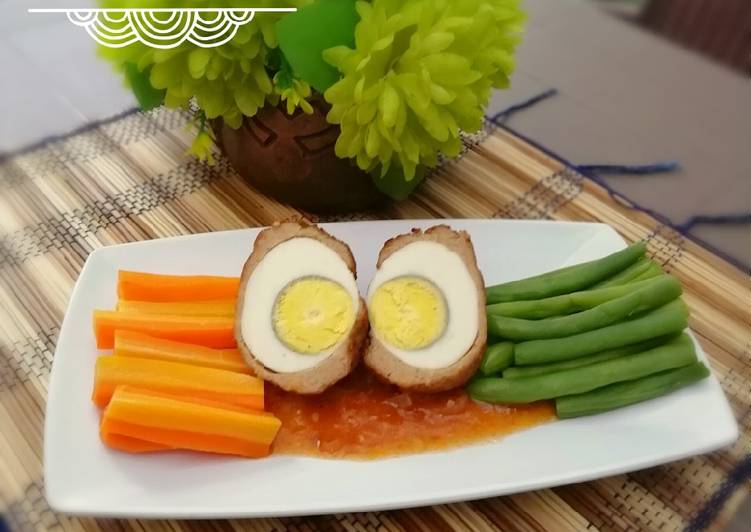 Cara mudah Membuat Galantin Sapi Isi Telur Ayam yang Sempurna