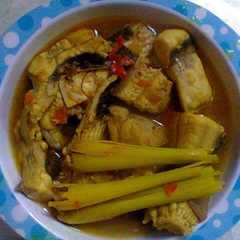 A picture of Ikan pari pedas.