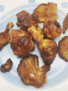 Una foto de Pollo al ajillo con setas y toque de vinagre de manzana