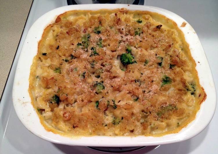 Recipe of Super Quick Homemade BROCOLLI MAC &amp; CHEESE