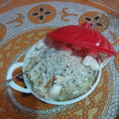 A picture of Aloo Halwa..