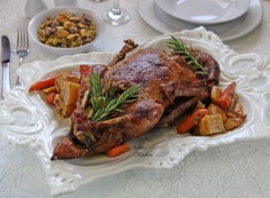 صورة لوصفة بطة مشوية