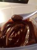 Salsa de yogur de chocolate