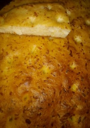 Una foto de Pan casero con queso