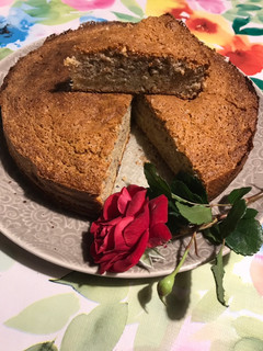 Una foto de Tortada d'ametlóBizcocho de almendra