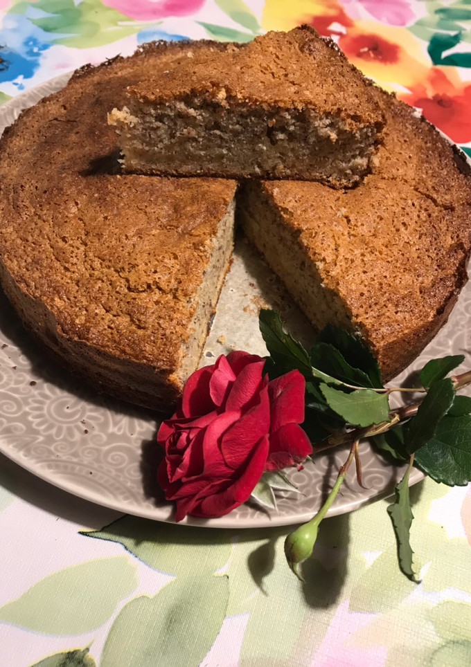 Una foto de Tortada d'ametlóBizcocho de almendra