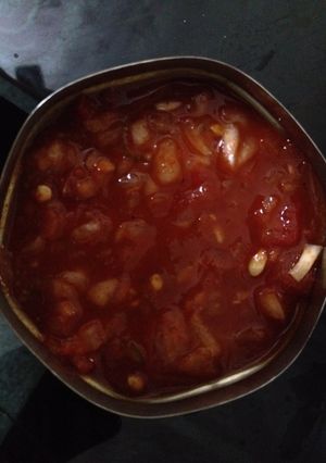 A picture of Tomato Onion Indian Salsa.