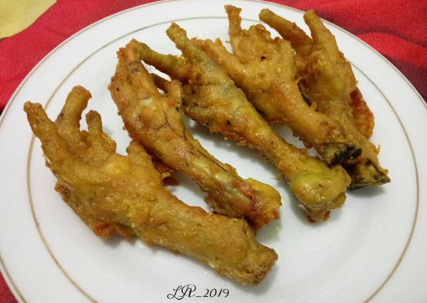 Ceker Goreng Empuk Renyah Pedas