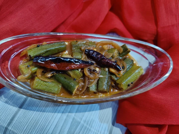 Recipe Title - Khatti Meethi Bhindi which Delicious