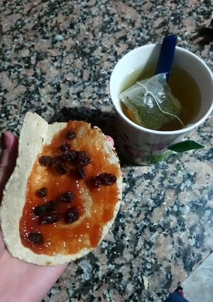 Una foto de Tortilla de avena para platos dulces o salados