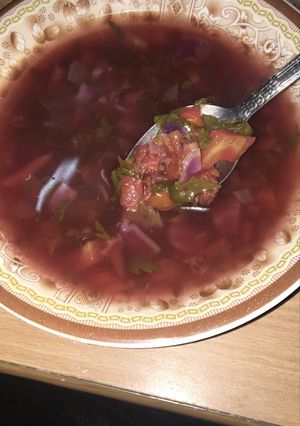 صورة لوصفة حساء الملفوف الاحمر - دايت
