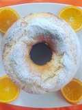 Ciambella 🍩 all'arancia 🍊 e yogurt greco..no burro no latte 😋