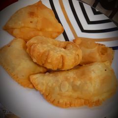 Assorted Samosas A picture of Assorted Samosas.