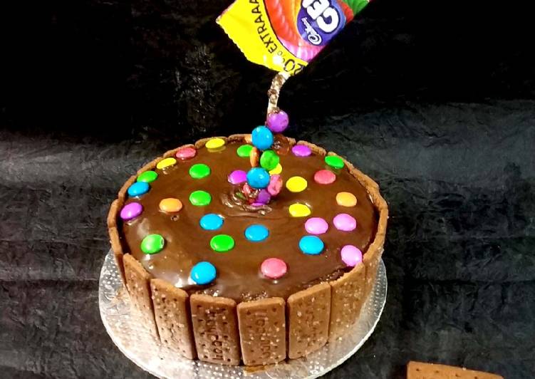 Recipe of Speedy Biscuit chocolate gems cake