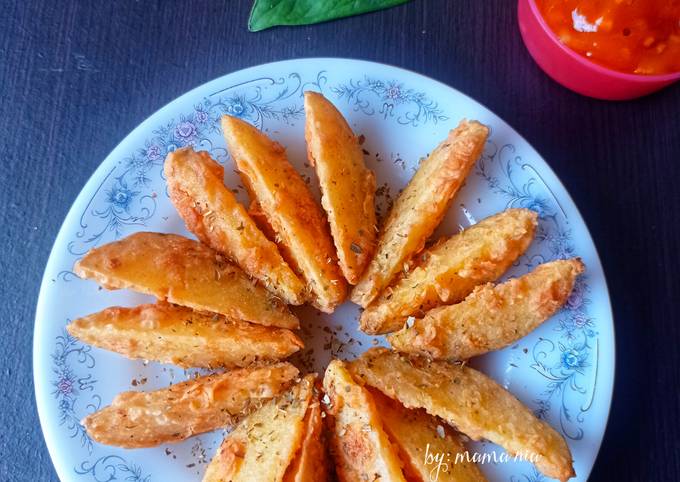 Resep Potato wedges Anti Gagal