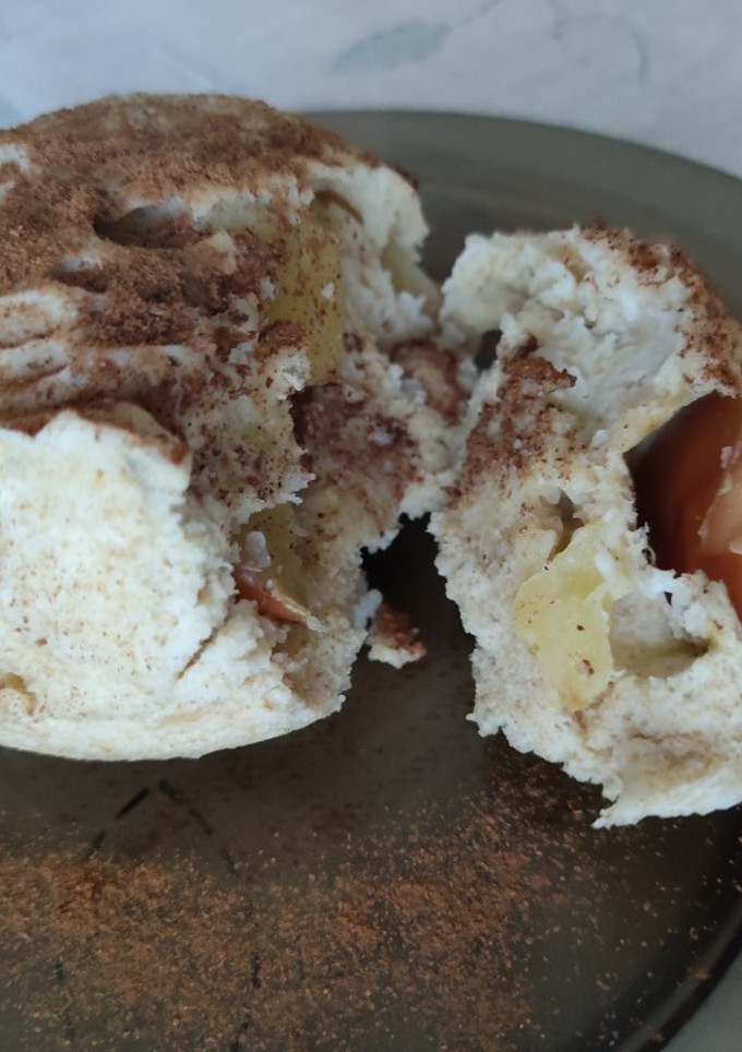 Una foto de Muffins de manzana y canela