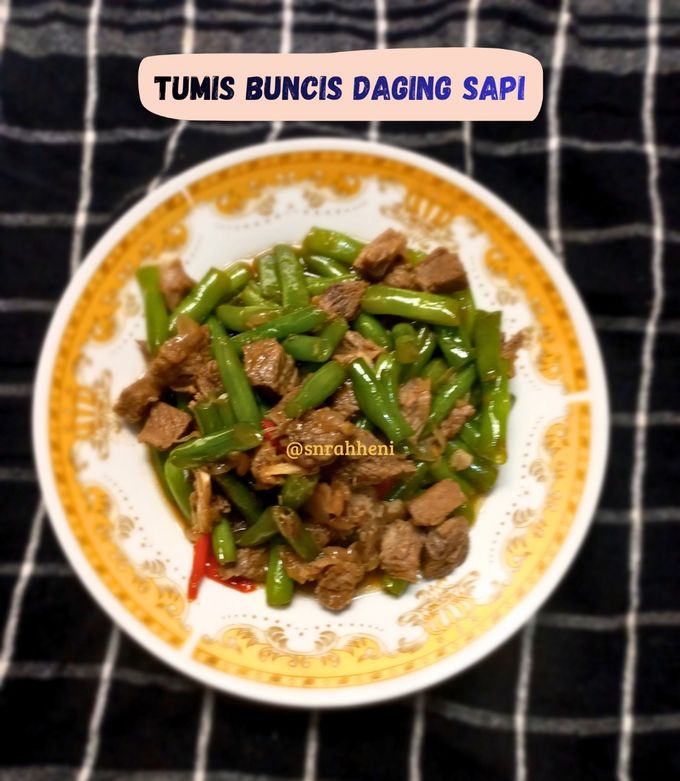Foto resep Tumis Buncis Daging Sapi