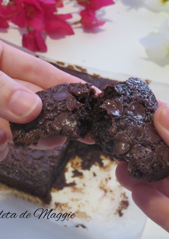Una foto de Brownie de chocolate