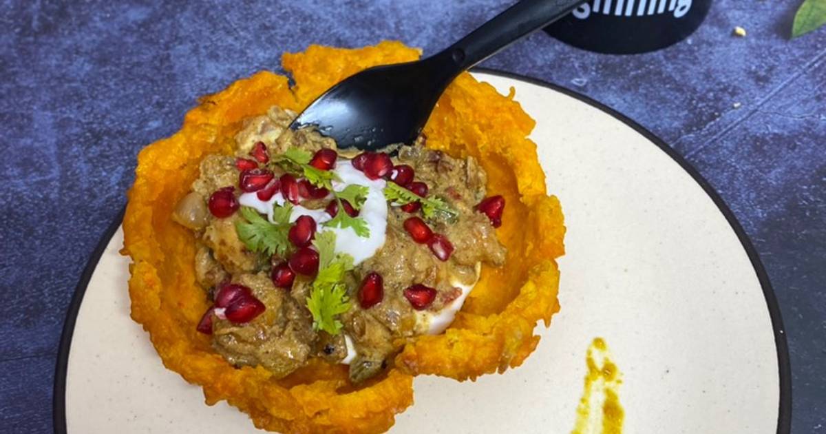 Basket Of Creamy Shrimp with Fish Roe Fry Recipe by ayndrila dutta