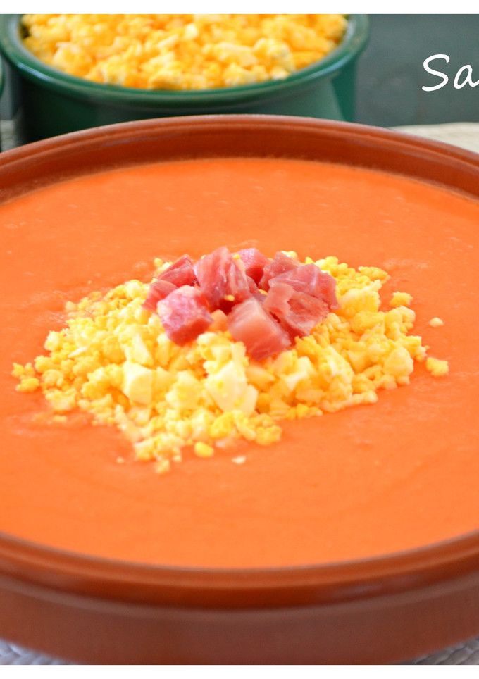 Una foto de Salmorejo cordobés (Thermomix)