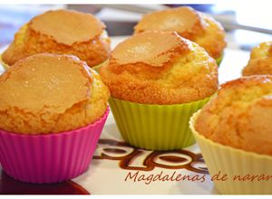 Foto principal de Magdalenas de naranja (Thermomix)
