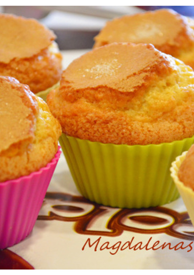 Una foto de Magdalenas de naranja (Thermomix)