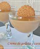 Crema de galletas y caramelo.( Thermomix )