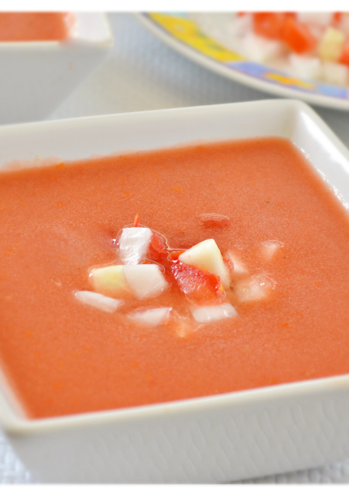 Una foto de Gazpacho andaluz (Thermomix)