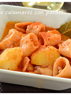 Una foto de Guiso de calamares con patatas (Thermomix)