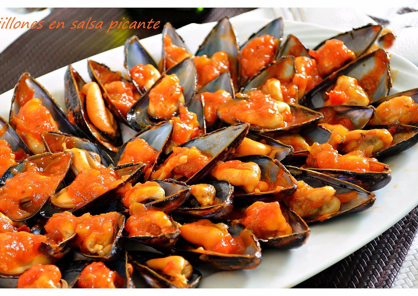 Mejillones en salsa picante